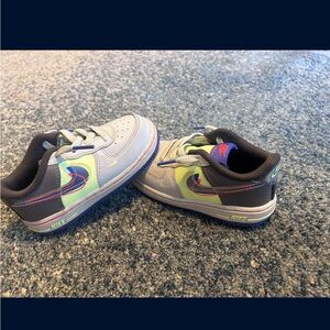 Nike Gray and Blue Sneakers